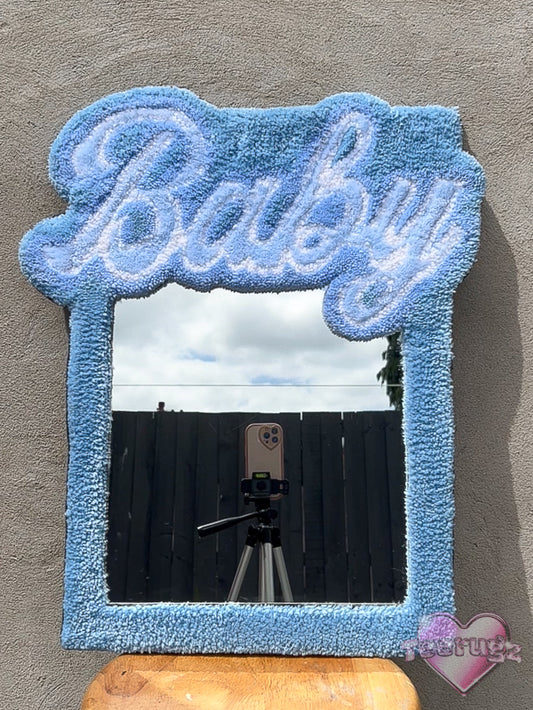 Blue 'Baby' Mirror