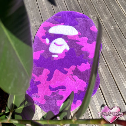Purple Camo Bape Rug
